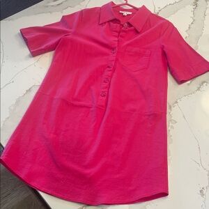 THML Fuchsia Button-Up dress L